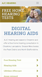 Mobile Screenshot of ajc-hearing.co.uk